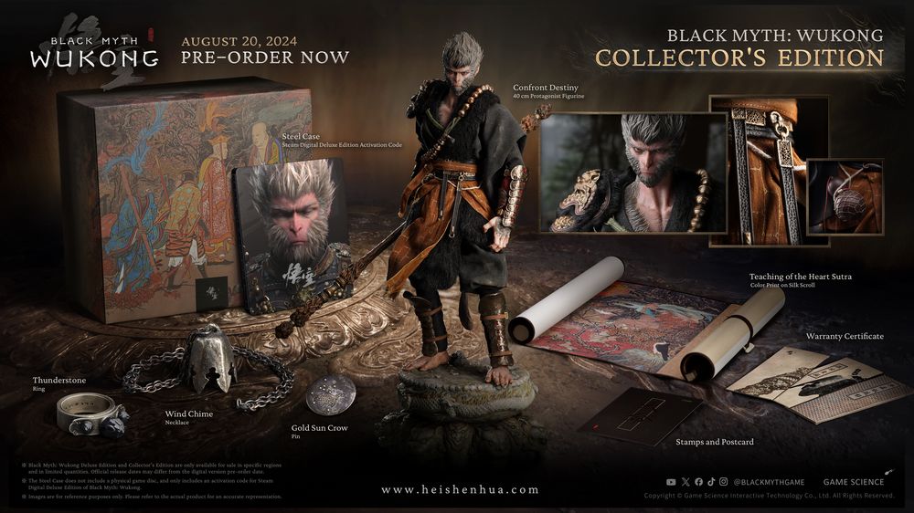 Black Myth Wukong Collectors Edition Black Myth Wukong Collectors Edition